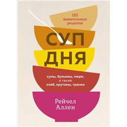 Суп дня: Супы, бульоны, пюре, а также хлеб, крутоны, гренки. 120 живительных рецептов. Аллен Р.