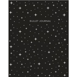 Bullet Journal (Ночное небо) 162x210мм, твердая обложка, пружина, блокнот в точку, 120 стр..
